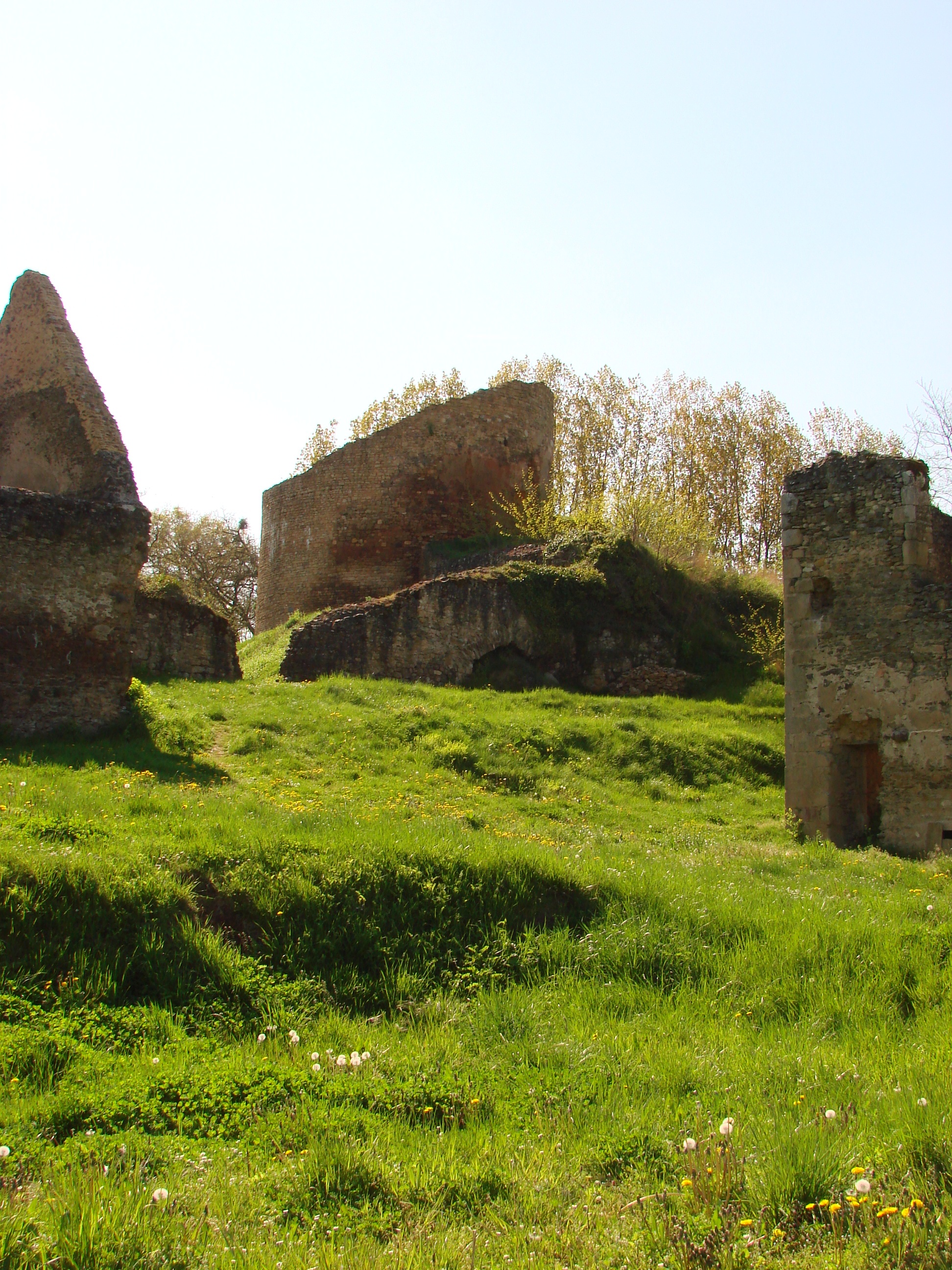 Cour forteresse Cluis-Dessous